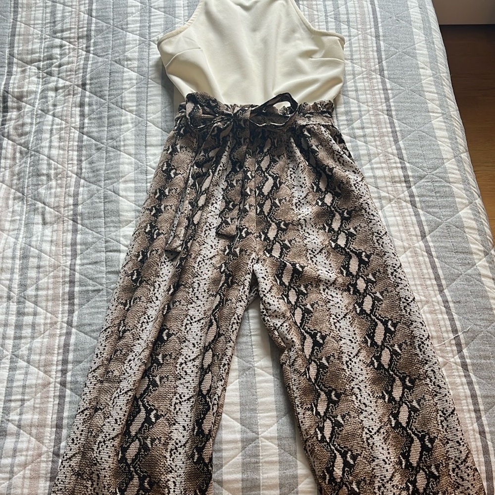 Rue21 Snake Skin Jumpsuit